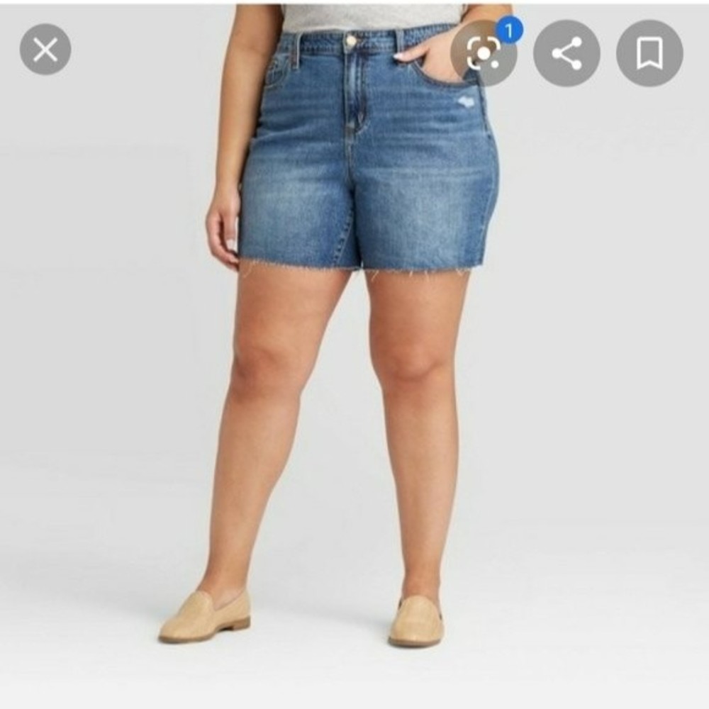 Universal threads high rise jean shorts